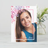 Einladung zur Frühjahrsbestätigung Foto (Stehend Vorderseite)