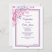 Einladung zur Frühjahrsbestätigung Foto (Rückseite)