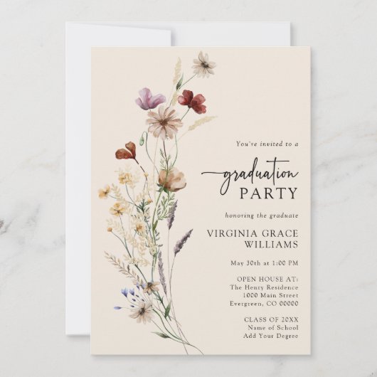 Einladung zur Frühlingspartei (Vorderseite)