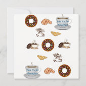 Einladung zur Frühstückskarte (Vorderseite)