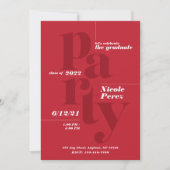 Einladung zur Fun Graduation Party Class 2022 (Vorderseite)