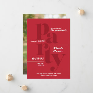 Einladung zur Fun Graduation Party Class 2022