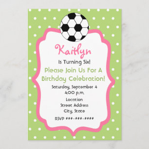 Einladung zur Fußball-Geburtstagsparty