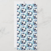 Einladung zur Fußballfeier Eintrittskarte (Rückseite)