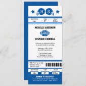 Einladung zur Fußballhochzeit (Vorne/Hinten)