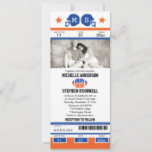 Einladung zur Fußballhochzeit (Vorderseite)