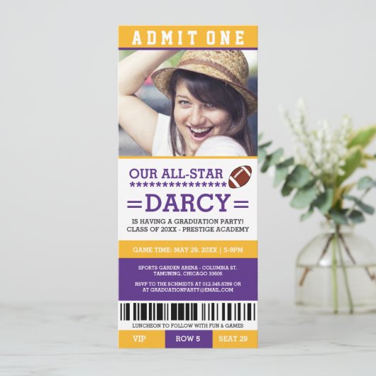 Einladung zur Fußballweltmeisterschaft (Stehend Vorderseite)