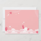 Einladung zur ganztägigen Geburtstagsparty (Rückseite)