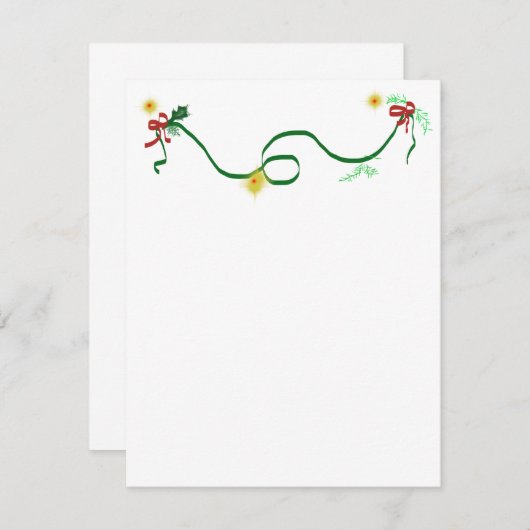 Einladung zur Gartenanlage (Vorne/Hinten)