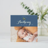 Einladung zur Geburt Cassis (Stehend Vorderseite)