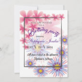 Einladung zur Geburtstagsfeier (Vorderseite)