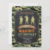 Einladung zur Geburtstagsfeier (Vorderseite)