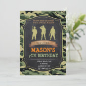 Einladung zur Geburtstagsfeier (Stehend Vorderseite)