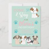 Einladung zur Geburtstagsfeier (Vorderseite)