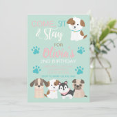 Einladung zur Geburtstagsfeier (Stehend Vorderseite)