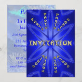 Einladung zur Geburtstagsfeier (Vorne/Hinten)