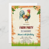 Einladung zur Geburtstagsfeier (Vorne/Hinten)