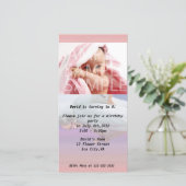 Einladung zur Geburtstagsfeier (Stehend Vorderseite)