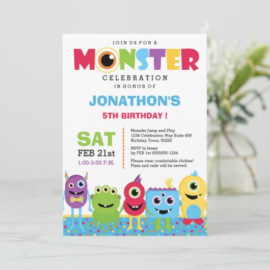 Einladung zur Geburtstagsfeier (Stehend Vorderseite)