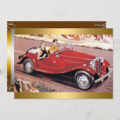 Einladung zur Geburtstagsfeier (Vorne/Hinten)