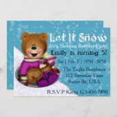 Einladung zur Geburtstagsfeier (Vorne/Hinten)