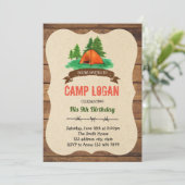 Einladung zur Geburtstagsfeier (Stehend Vorderseite)