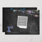 Einladung zur Geburtstagsfeier (Vorne/Hinten)