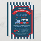 Einladung zur Geburtstagsfeier (Vorne/Hinten)