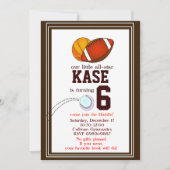 Einladung zur Geburtstagsfeier (Vorderseite)