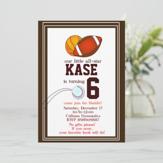 Einladung zur Geburtstagsfeier (Stehend Vorderseite)