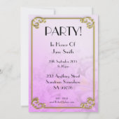 Einladung zur Geburtstagsfeier 19 Jahre alt (Rückseite)