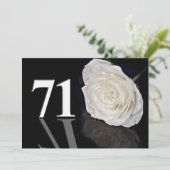 Einladung zur Geburtstagsfeier 71 Jahre alt (Stehend Vorderseite)