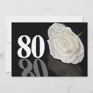 Einladung zur Geburtstagsfeier 80 Jahre alt