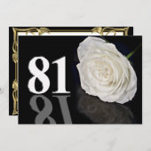 Einladung zur Geburtstagsfeier 81 Jahre alt (Vorne/Hinten)