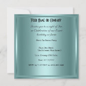 Einladung zur Geburtstagsfeier der Black Krawatte (Vorderseite)