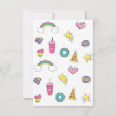 Einladung zur Geburtstagsfeier der Sofortbildkamer (Rückseite)