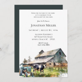 Einladung zur Geburtstagsfeier der Vintagen Bauern