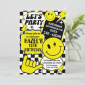 Einladung zur Geburtstagsfeier des kontrollierten (Stehend Vorderseite)