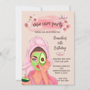 Einladung zur Geburtstagsfeier für Skin Care Spa M