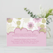 Einladung zur Geburtstagsfeier im Garten (Stehend Vorderseite)