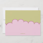 Einladung zur Geburtstagsfeier im Garten (Rückseite)