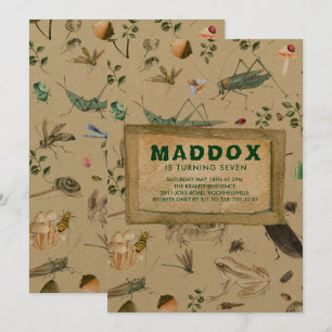 Einladung zur Geburtstagsfeier Vintager Fehler