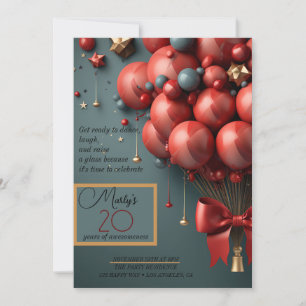 Einladung zur Geburtstagsfeier von Red Balloon