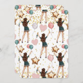 Einladung zur Geburtstagskarte (Vorne/Hinten)