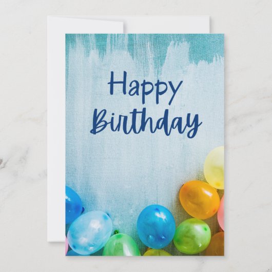 Einladung zur Geburtstagspartei (Rückseite)