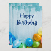 Einladung zur Geburtstagspartei (Vorne/Hinten)