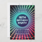 Einladung zur Geburtstagspartei (Vorderseite)