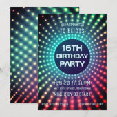 Einladung zur Geburtstagspartei (Vorne/Hinten)