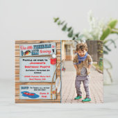 Einladung zur Geburtstagspartei (Stehend Vorderseite)