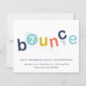 Einladung zur Geburtstagspartei (Vorderseite)